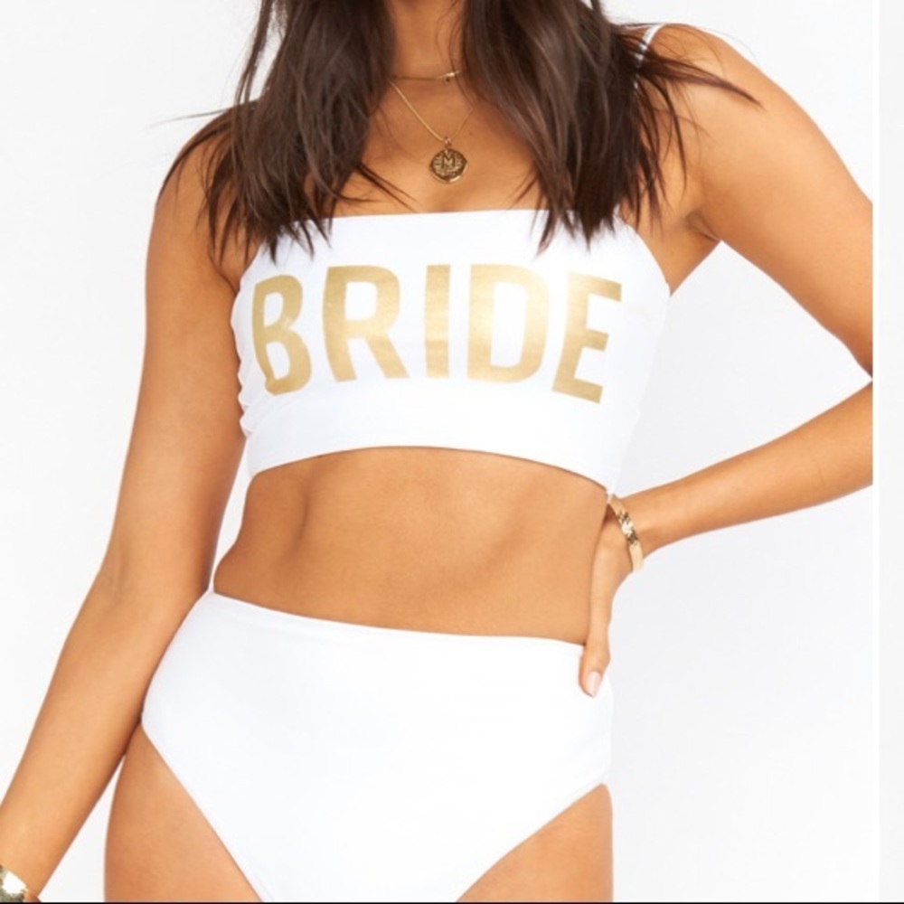 Show me your mumu Bride swimsuit top. XS.
